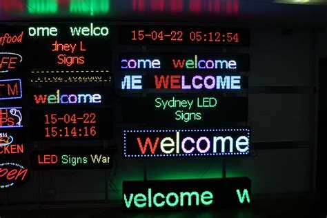 Electronic Signs in Sydney, Melbourne and Canberra .